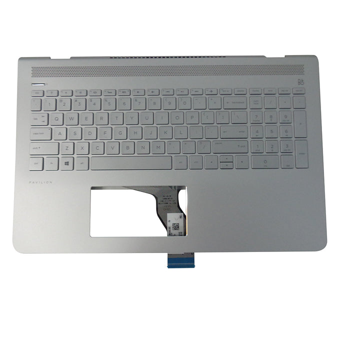 New Genuine HP Pavilion 15-CC 15-CD Palmrest w/ Backlit Keyboard 928438-001 - LaptopParts.ca