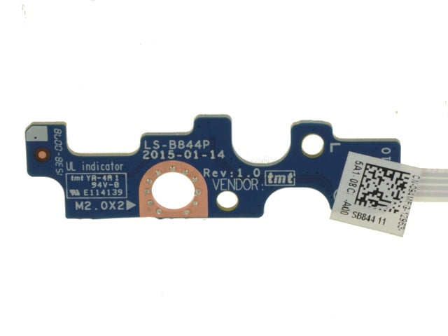 New Dell OEM Inspiron 15 (5558 / 5559 / 5555) / Vostro 15 (3558) Power Button Board with Cable - 94MFG
