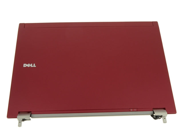 New RED Dell OEM Latitude E6510 15.6" LCD Back Cover Lid Assembly  Hinges 99D1JF