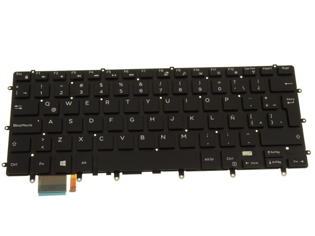 New SPANISH Dell OEM XPS 9550 Inspiron 7558 7568 Keyboard  Backlight 9GMCR