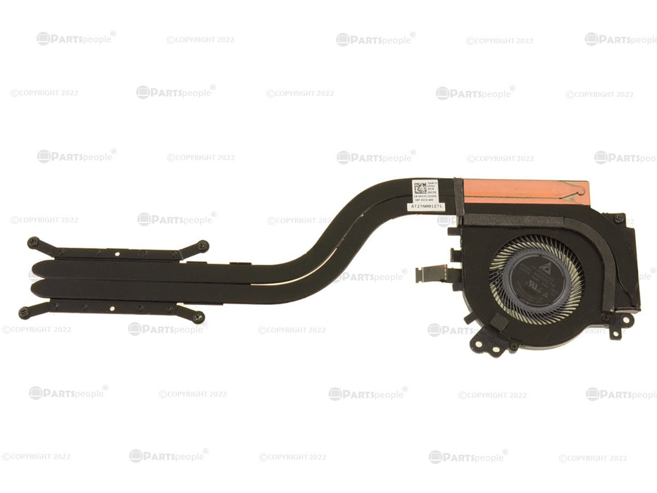 Used Dell OEM Latitude 7210 2-in-1 CPU Heatsink Fan Assembly 9JCPV