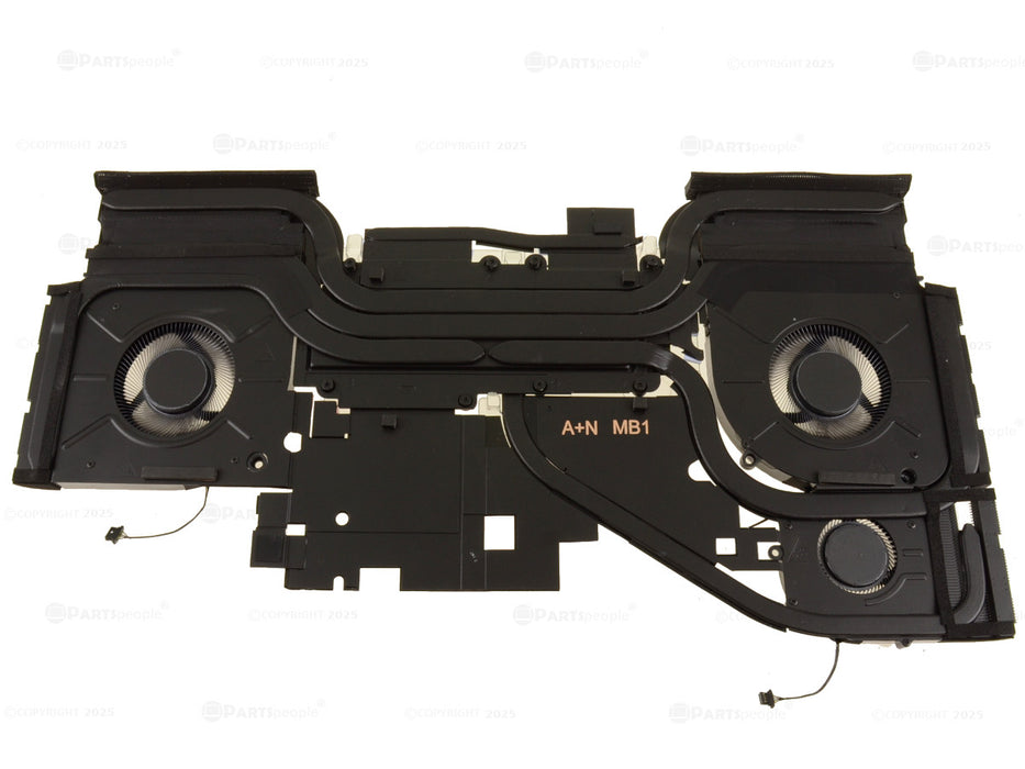 New OEM Alienware m18 R1 AMD CPU Graphics Cooling Heatsink Fans Assembly RTX 4080 4090 9JJV3
