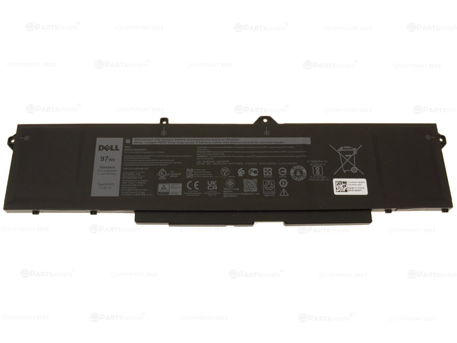 New  Dell OEM Original Latitude 5521 Precision 3561 6-Cell 97Wh Laptop Battery 9JRV0