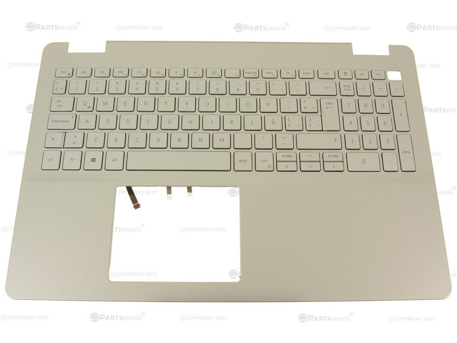 Refurbished Spanish Dell OEM Inspiron 5584 Palmrest Keyboard Assembly Backlit KB 9MYJ7 DFX5J