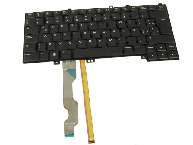 Refurbished SPANISH OEM Alienware 15 Backlit Laptop Keyboard Assembly 9RN5F