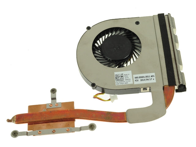 New Dell OEM Inspiron 15 (3542 / 3543) / 17 (5748) CPU Heatsink Fan Assembly for Intel Integrated Graphics - 9W0J6
