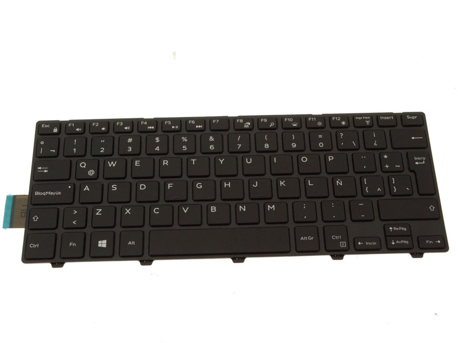 Refurbished SPANISH Dell OEM Inspiron 3441 34423443  Latitude 3450 Laptop Backlit Keyboard 9WF2K