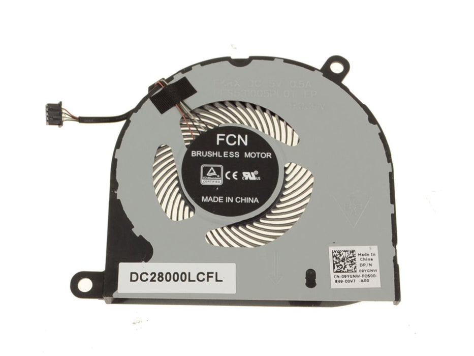 Dell OEM Latitude 5491 CPU Cooling Fan - 9YGNW w/ 1 Year Warranty