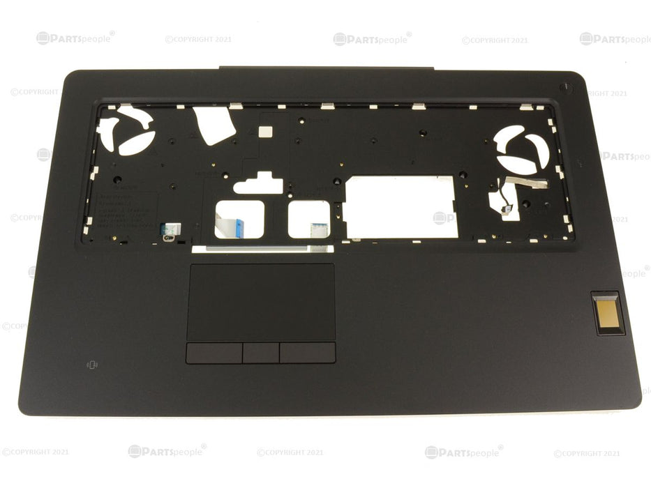 New Dell OEM Precision 7710 Touchpad Palmrest Assembly  FIPS Fingerprint Reader A166R1