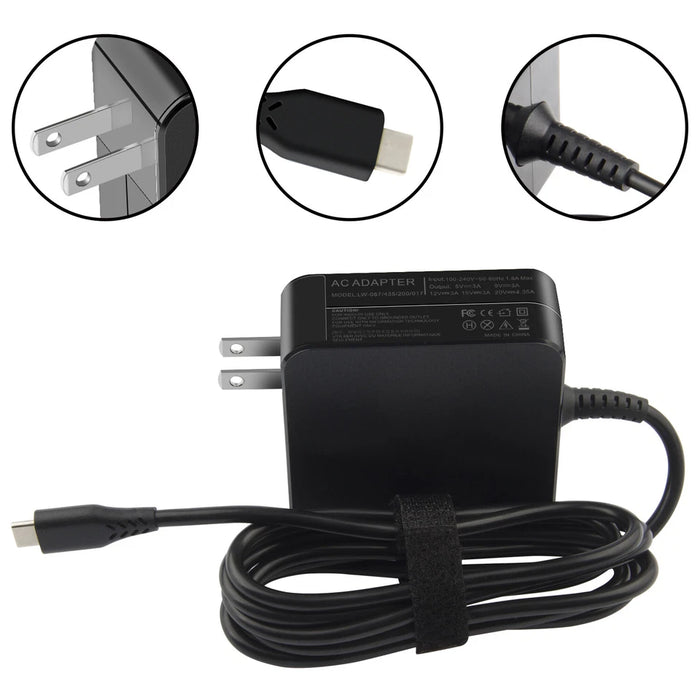 New Compatible MacBook Pro 13" M1 2020 A2337 A2338 A2251 A2289 87W USB C Power AC Adapter Charger