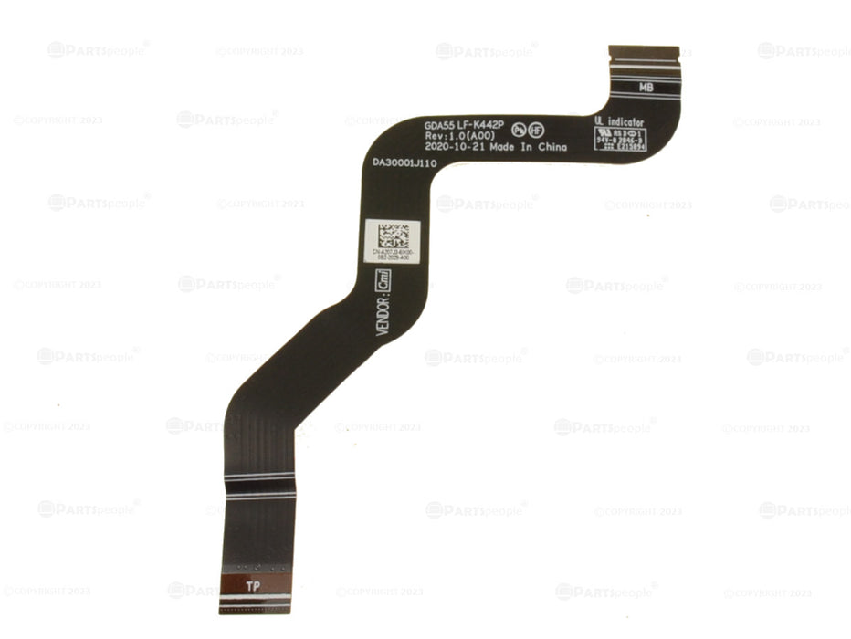 Dell OEM Latitude 9520 Ribbon Cable for Touchpad - A207J3 w/ 1 Year Warranty