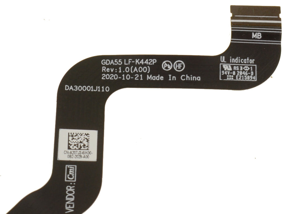 Dell OEM Latitude 9520 Ribbon Cable for Touchpad - A207J3 w/ 1 Year Warranty