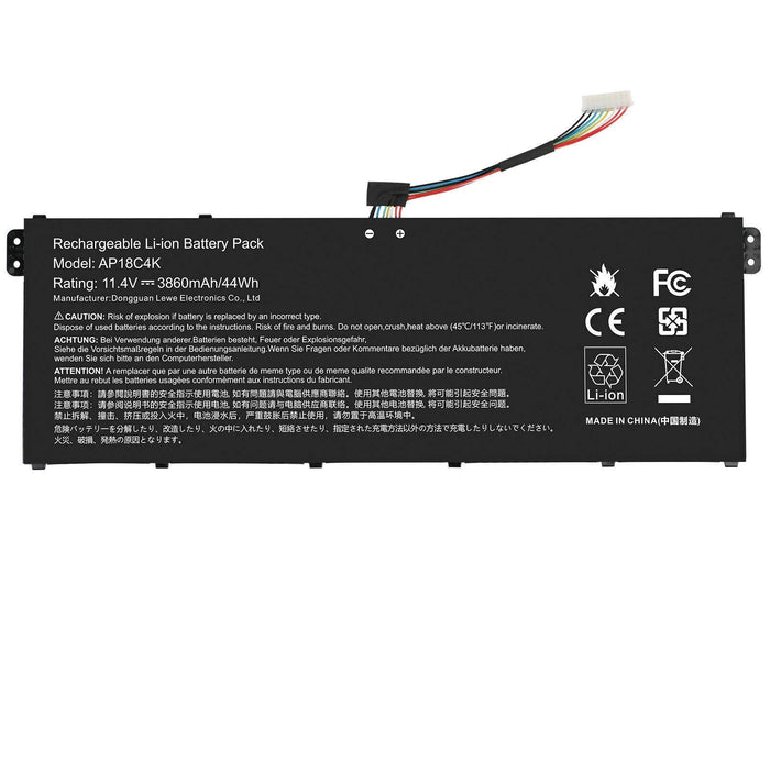 New Compatible Acer Aspire 5 A515-43 Battery 48WH AP18C8K AP18C4K - LaptopParts.ca