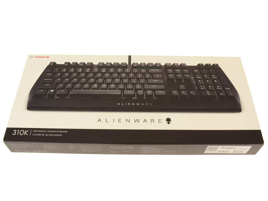 New Dell OEM Alienware AW310K Pro Gaming Mechanical USB Keyboard MX Cherry Keys AW310K K6Y8P