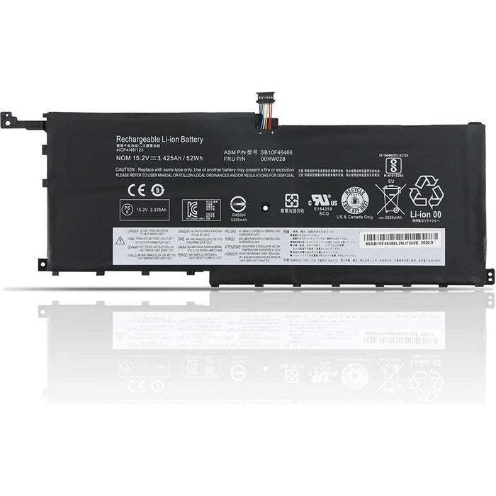 New Compatible Lenovo ThinkPad X1 Carbon 4th Gen 20FB 20FR Battery 52WH