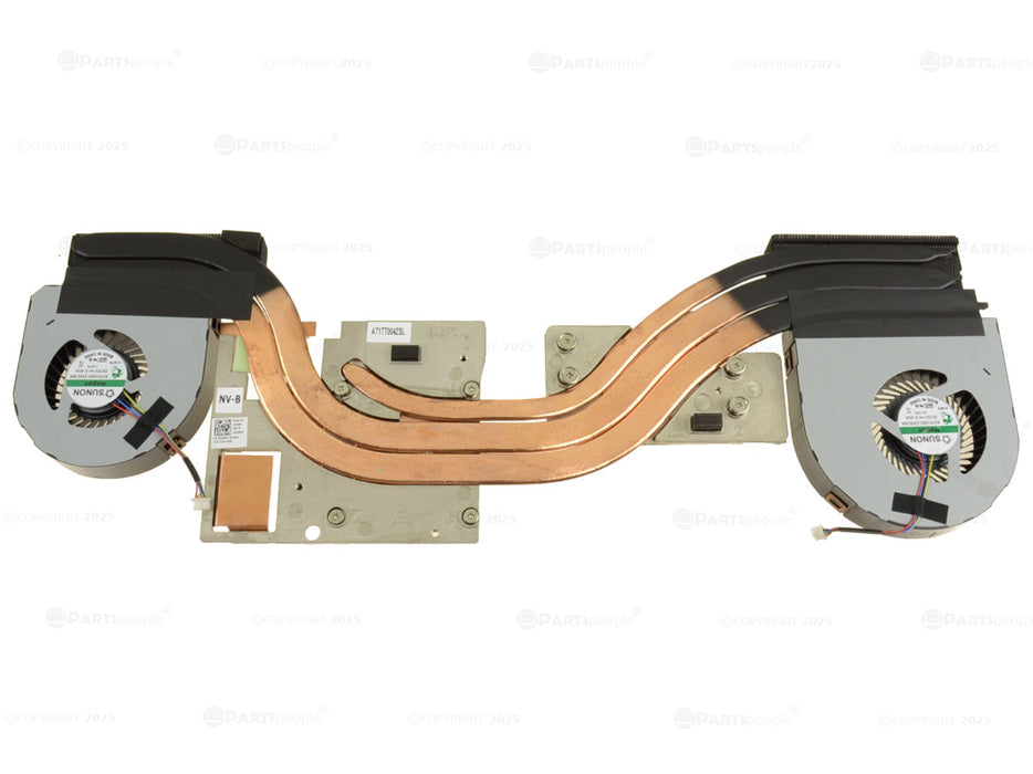 New Dell OEM Precision 7720 CPU Graphics Heatsink Fan Assembly for Nvidia Graphics 55MXD