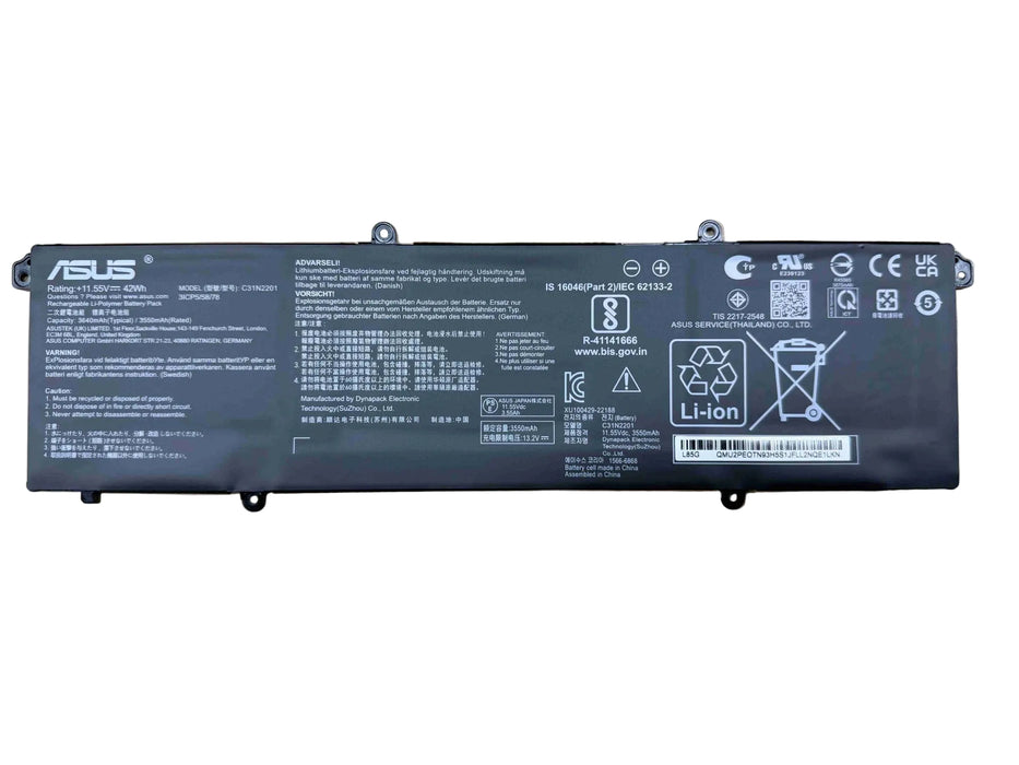 New Genuine Asus VivoBook 16 M1605YA X1605PA R1600PA Battery 42WH