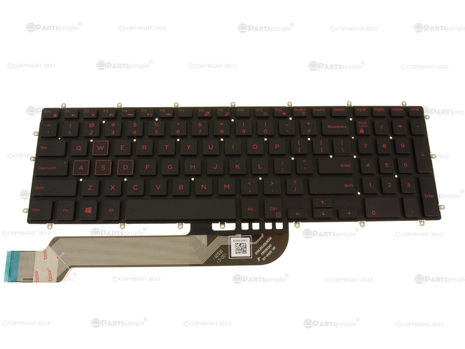 New Dell OEM G Series G5 5587 G7 7588 G7 7590 Laptop Keyboard No BL C3FD5