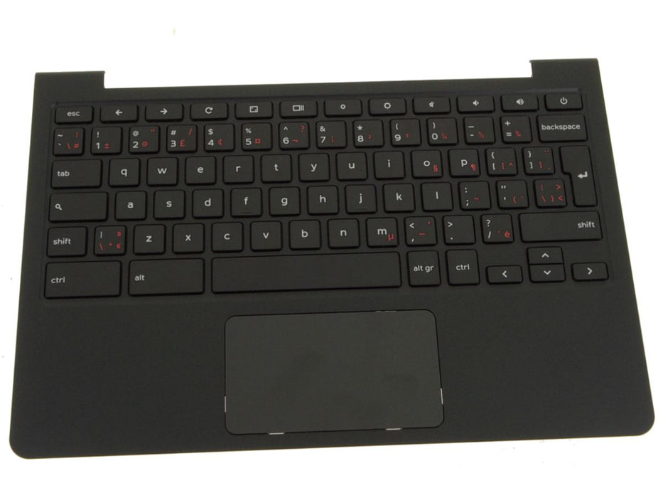 New FrenchClavier Canadian Dell OEM Chromebook 11 Palmrest Touchpad Keyboard Assembly C4WHG