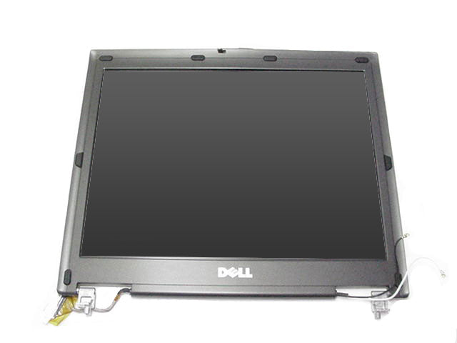 New Latitude D410 12.1" LCD Screen Complete Assembly Panel With Hinges