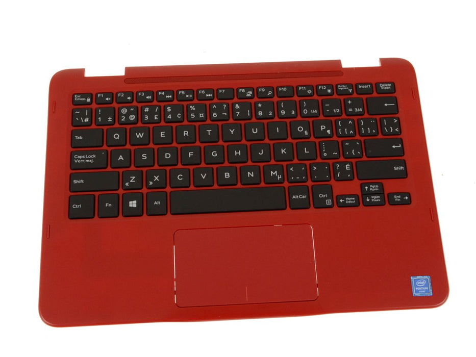 Refurbished French English Dell OEM Inspiron 3168 3169 3179 Palmrest Touchpad Keyboard Assembly