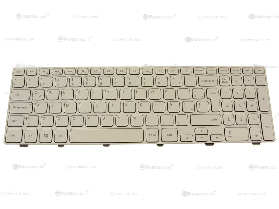 New Spanish Dell OEM Inspiron 7537 Laptop Keyboard  Backlight C8X88