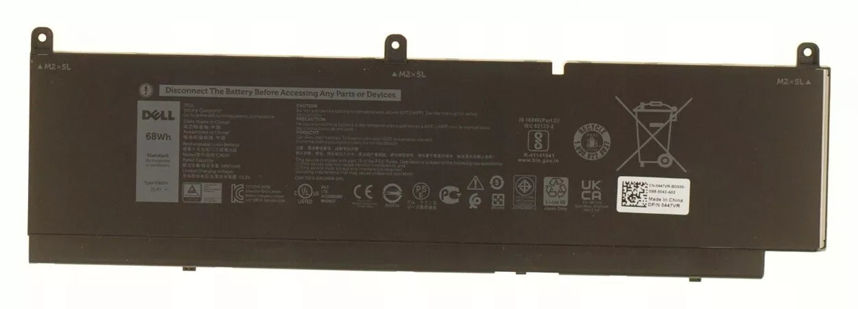 New Genuine Dell Precision 0C903V C903V 17C06 447VR Battery 68WH