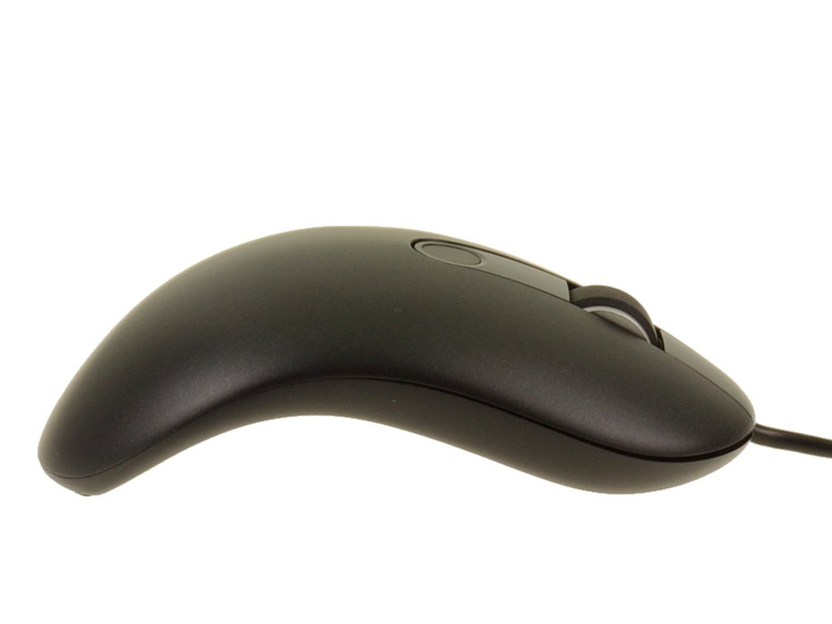New Dell OEM Arc-shaped MS819 Wired USB Optical Mouse  Fingerprint Reader 1000 DPI C9CCD