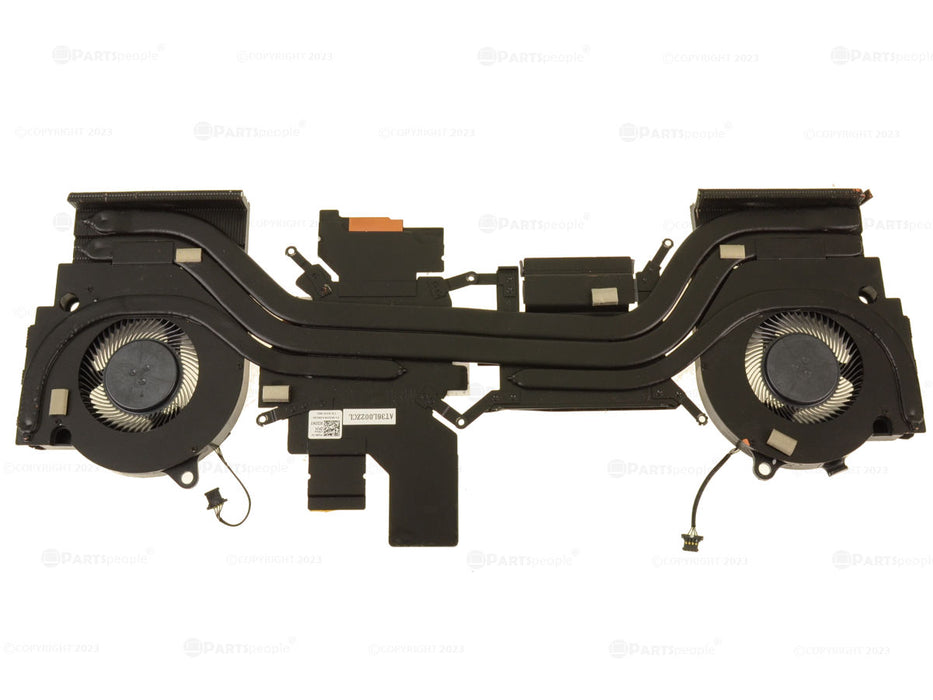 Used Dell OEM G Series G15 5511 CPU Graphics Cooling Heatsink Fan Assembly RTX 3060 CD2W3