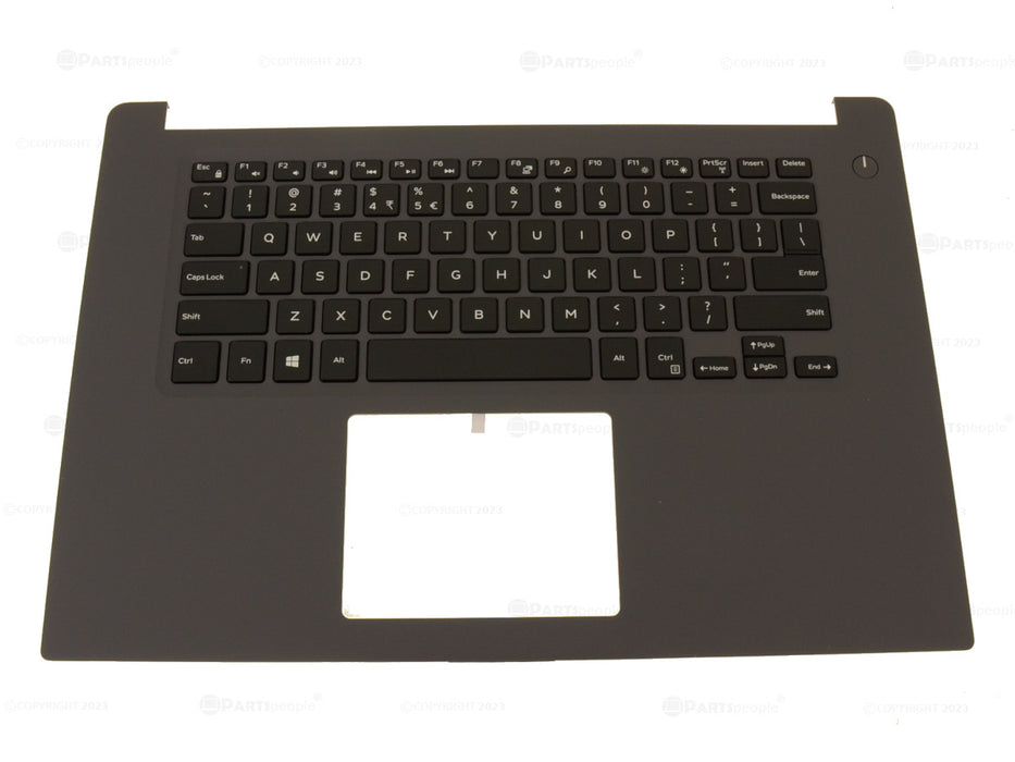 New US INTL Dell OEM Inspiron 7560 Palmrest Keyboard Assembly No BL RTJ7W CF0T0