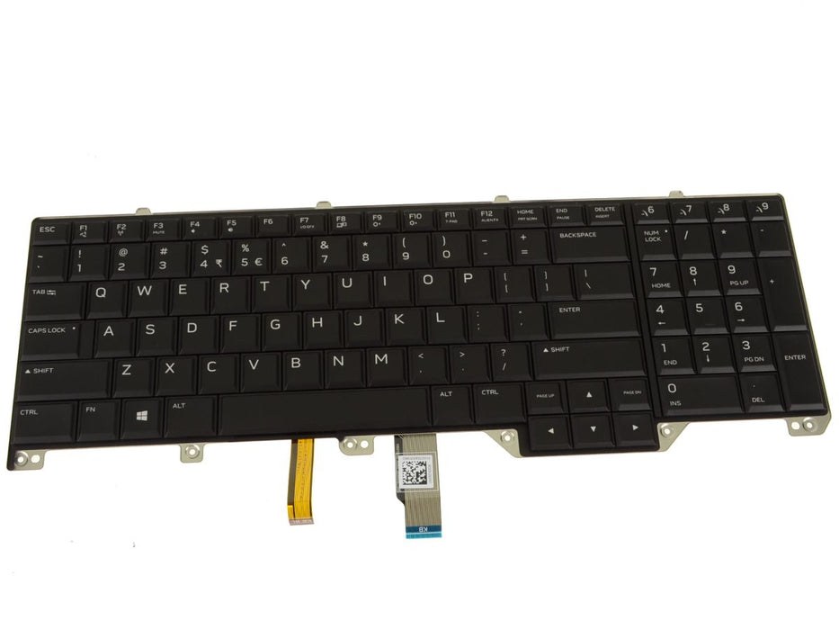 Nouveau Clavier rétroéclairé d'ordinateur portable d'origine Alienware 17 R4 pour les États-Unis INTL CF2YW