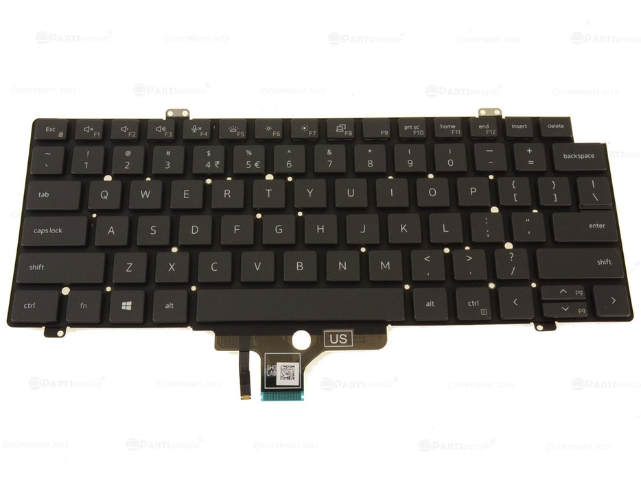 New US INTL Dell OEM Latitude 7420 5420 7520 Laptop Backlit Keyboard CM7JH