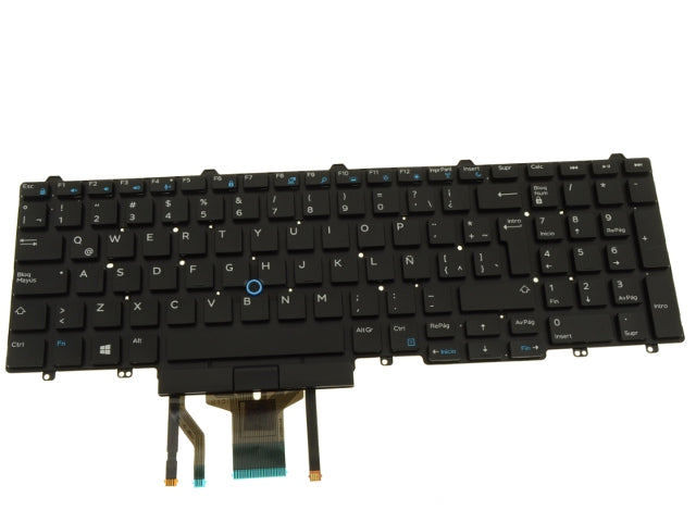 Refurbished SPANISH Dell OEM Latitude E5550 Precision 3510 7510 Laptop Keyboard  Backlight CMT2P