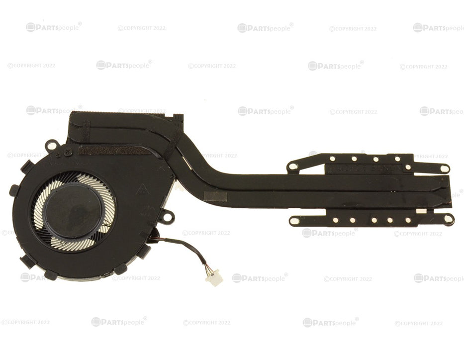 Used Dell OEM Latitude 7310 Laptop CPU Heatsink Fan Assembly No WWAN CPDCC