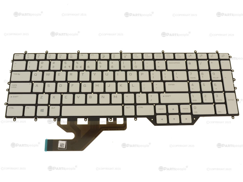 New New US INTL OEM Alienware m17 R2 Backlit Laptop Keyboard Assembly US Intl CRK5J