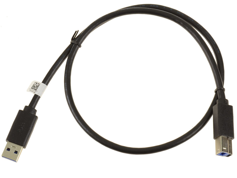 New  Dell OEM USB-A Male 3.0 to USB-B 3.0 Male Cable 2ft CTKVX