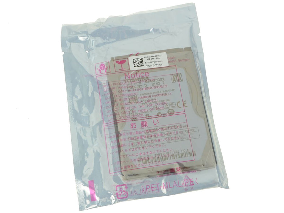 New Toshiba 640gb 8MB Cache SATA II 5400RPM Laptop Hard Drive 9.5mm CTN6V