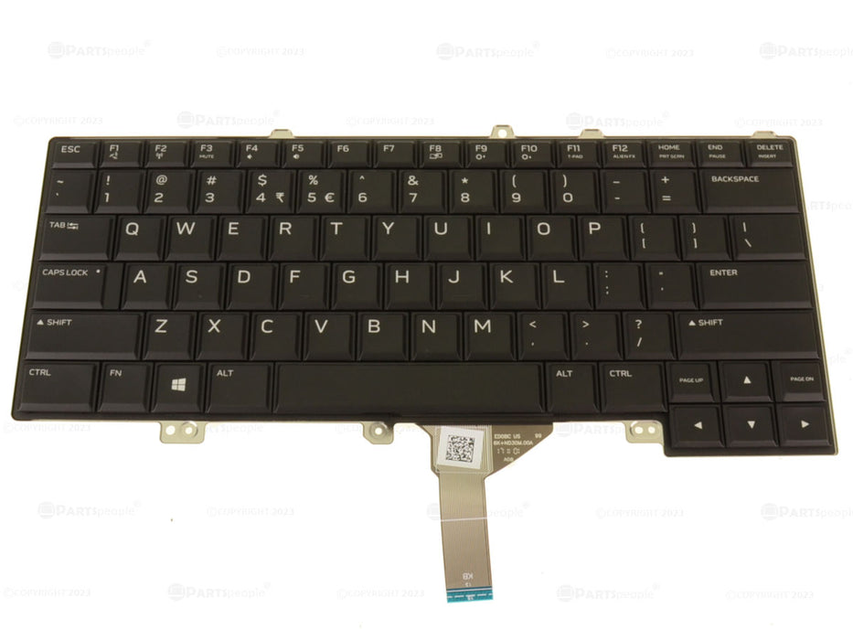 Nouveau clavier d'ordinateur portable rétroéclairé pour Alienware 15 R4 D09KN, pièce de rechange, États-Unis, international, OEM