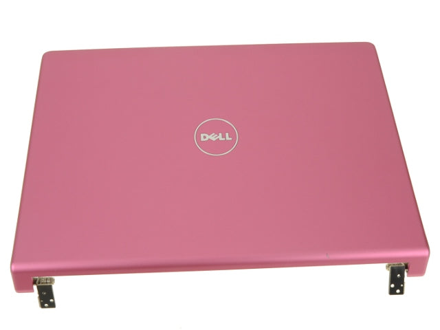 New Pink Dell OEM Studio 1458 1457  14" LCD Back Cover Lid Top Plastic  Hinges D2F5X