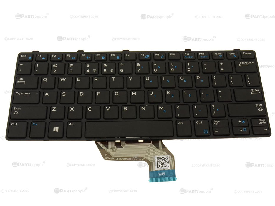 Refurbished US-INTL Dell OEM Latitude 3180 3189 3380 Laptop Keyboard D3C6J