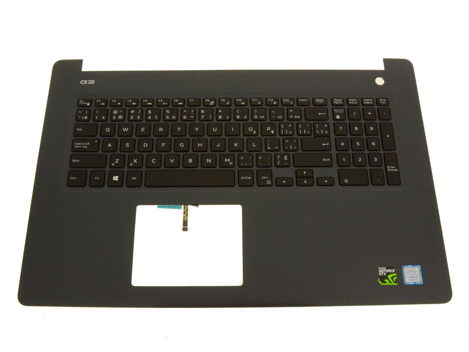 New French English Dell OEM G Series G3 3779 Palmrest Keyboard Assembly  French English KB