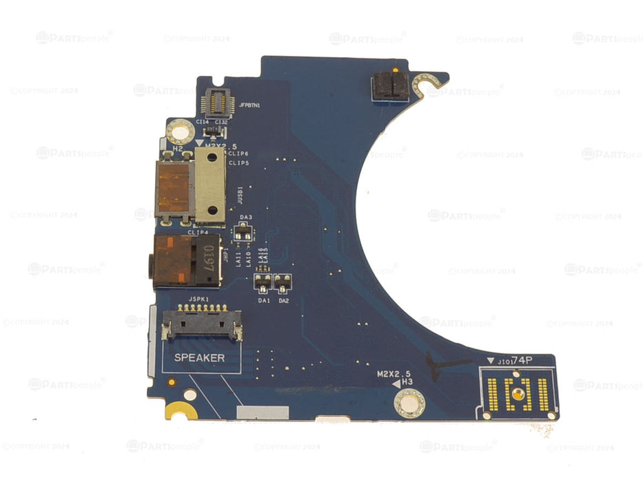 Refurbished Dell OEM Latitude 7310 Right-side IO Circuit Board  Audio USB Power Button No WWAN D93G0