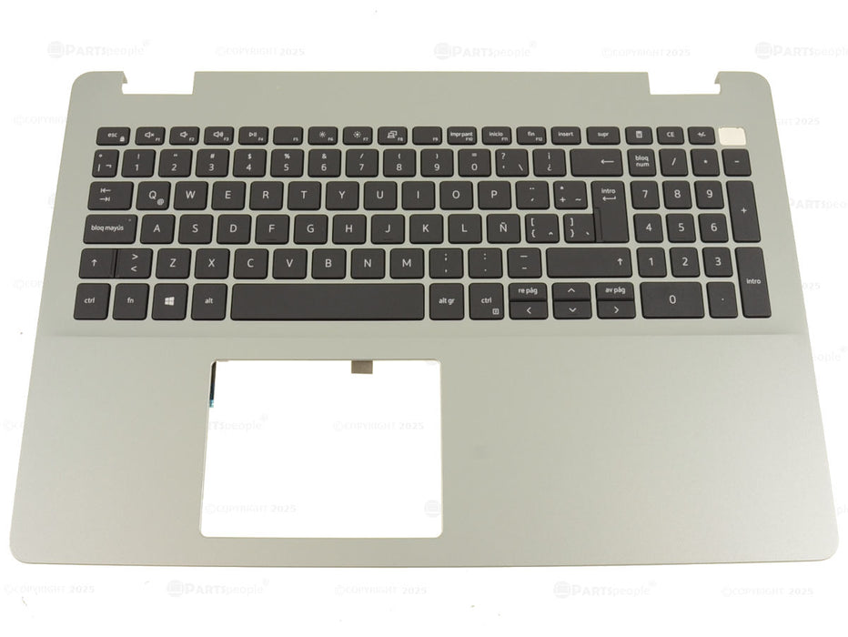 New Spanish Dell OEM Inspiron 3501  3505 Palmrest Keyboard Assembly Silver DDV01