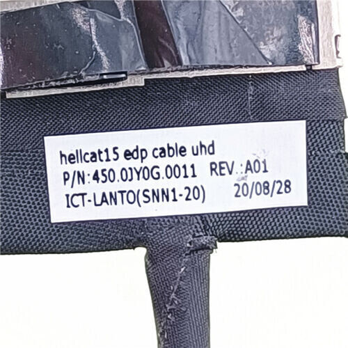 New Dell Inspiron 7500 7506 2-in-1 G7 15 7500 15-7500 450.0JY0G.0011 034MK5 LCD LED Display Cable 40-Pin 4K 34MK5