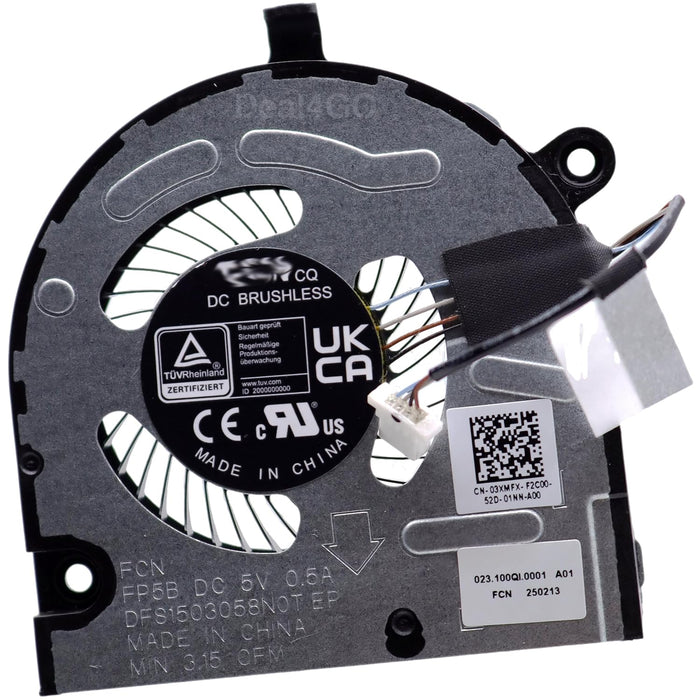 New Dell Inspiron 13 Pro 5320 5325 5330 Vostro 5310 V5310 03XMFX 023.100QI.0011 B5506AFHNF2100TN DFS1503058N0T FP5B GPU Fan 3XMFX - LaptopParts.ca