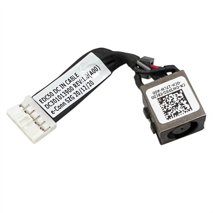 New Dell Latitude 5500 5501 5510 5511 E5510 E5511 DC301013900 DC301014200 0W3P6G DC Power Jack Cable W3P6G