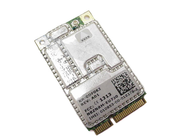 Used Dell OEM Wireless 5500 PCI Mini-PCI Express Broadband Cingular AT&T WWAN Card DF062