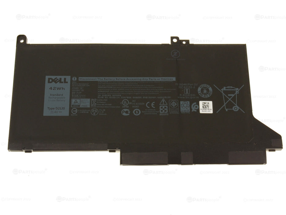 New  Dell OEM Original Latitude 7480 7380 7280 3-Cell 42Wh Laptop Battery DJ1J0