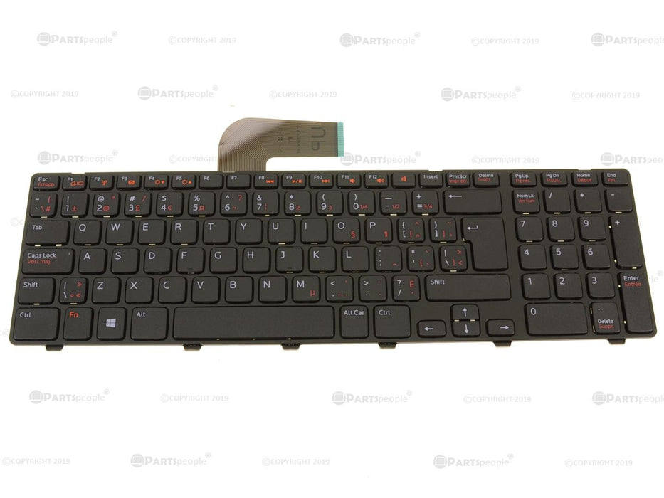 New French Canadian Dell OEM Inspiron 7720 5720 Laptop Keyboard FR-CAN  DK1FJ