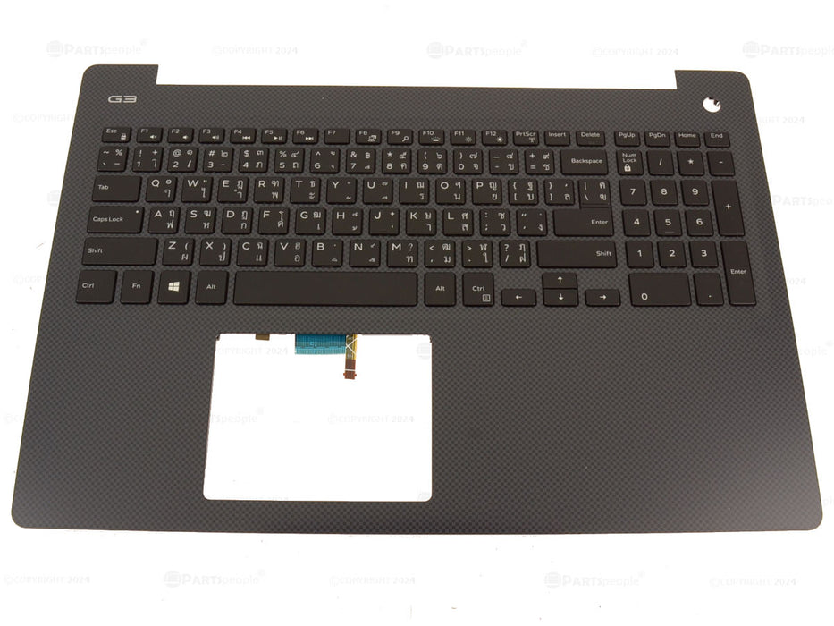 New Thailand Dell OEM G Series G3 3579 Palmrest Keyboard Assembly N4HJH DKF7X
